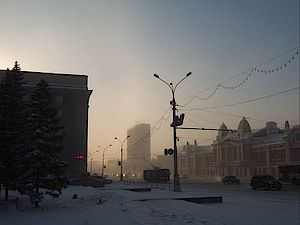 Kaelte in Novosibirsk